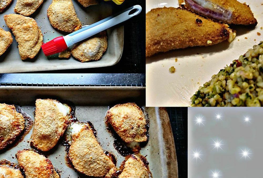 Cordon bleu mit Bulgursalat