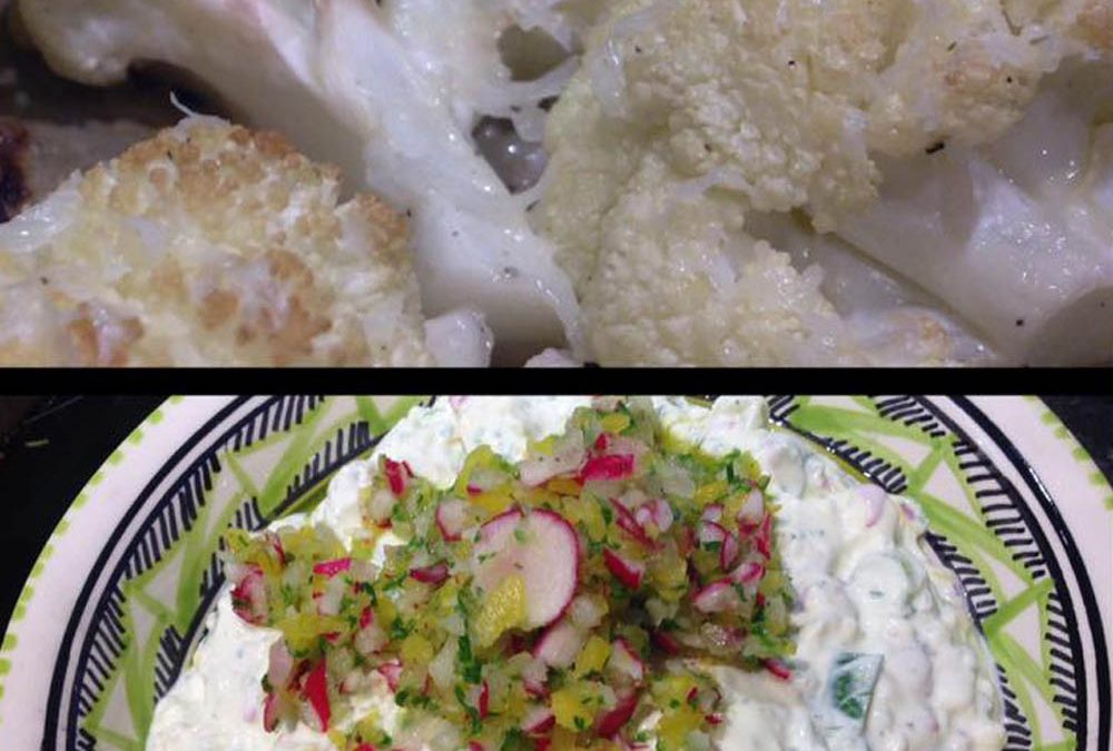 Blumenkohl aus dem Backofen