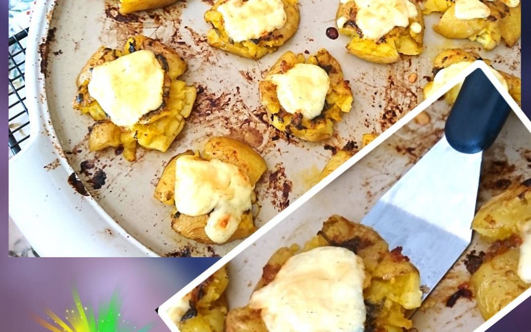 Kartoffel Taler aus dem Backofen