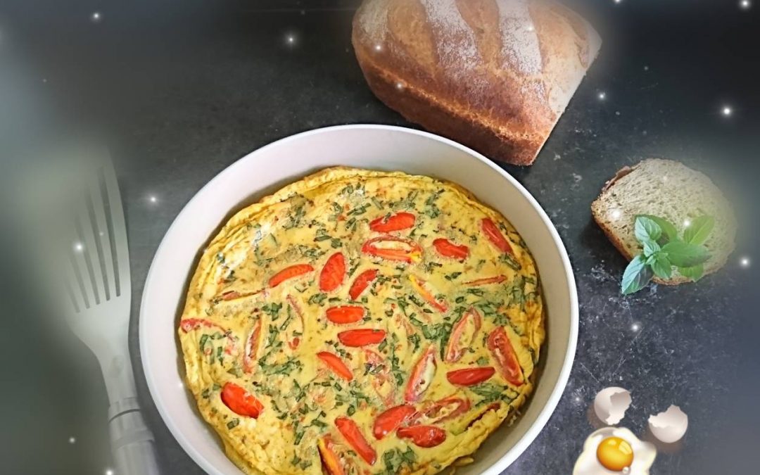 Omelett aus der Stoneware