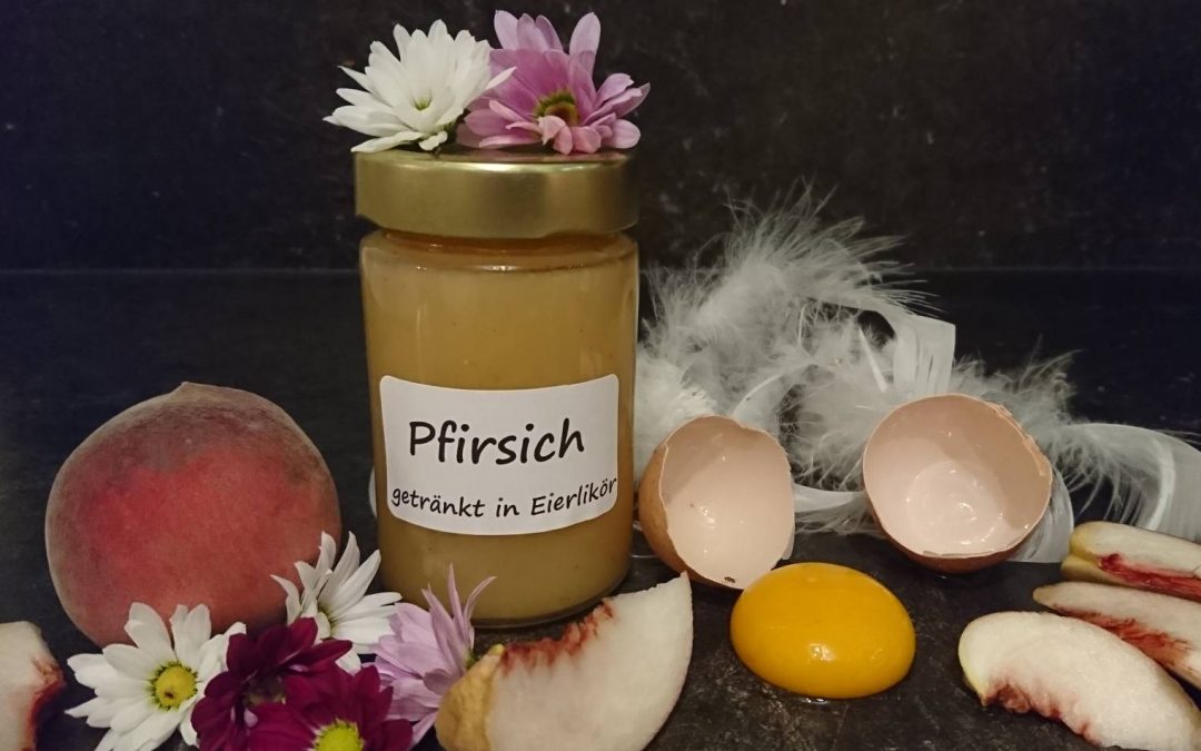 Pfirsich Eierlikör Marmelade