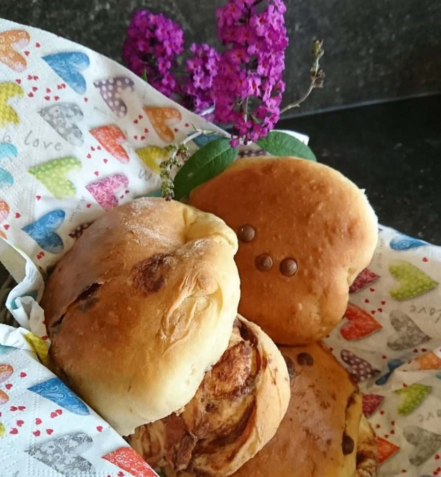 Schoko Milch Brötchen - Frau Petra kocht
