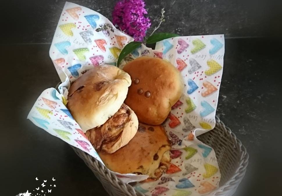 Schoko Milch Brötchen